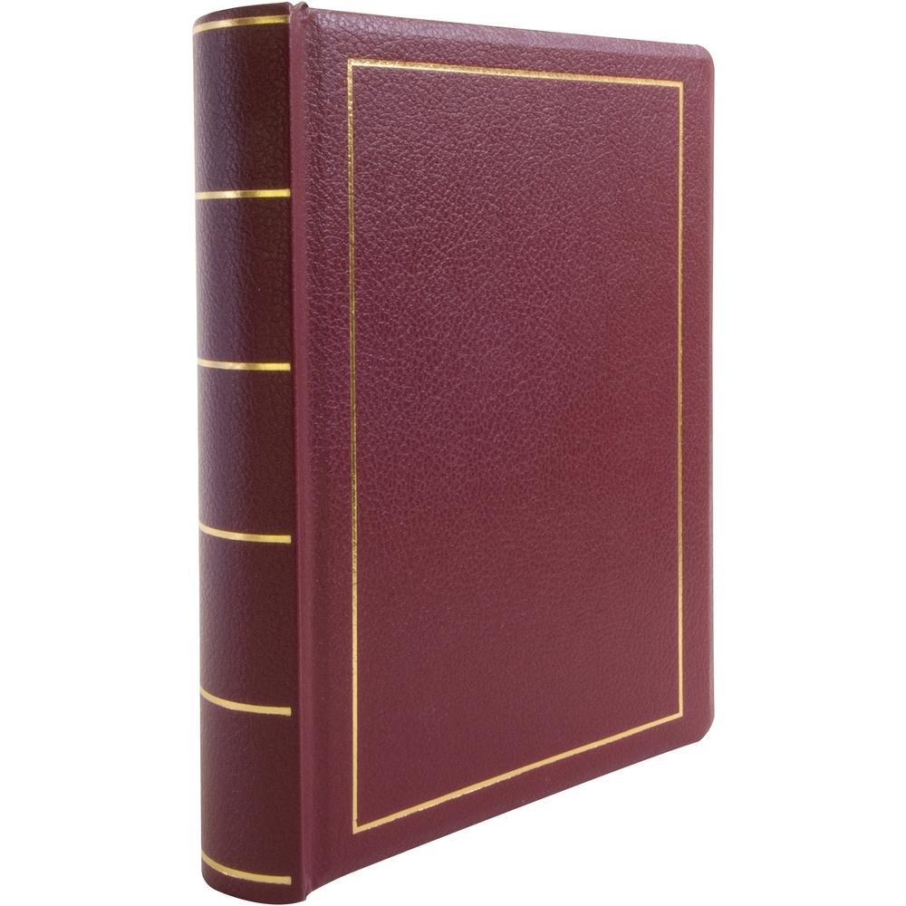 Wilson Jones Minute Book - 125 Sheet(s) - 28 lb - Sewn Bound - Letter - 8.50" x 11" Sheet Size - Red Cover - 1 Each. Picture 1