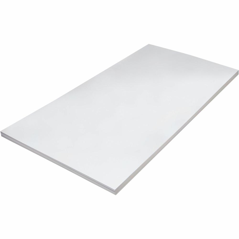 Pacon Medium Weight Multipurpose Tagboard - Art Project, Craft Project - 36"Width x 24"Length - 100 / Pack - White. Picture 1