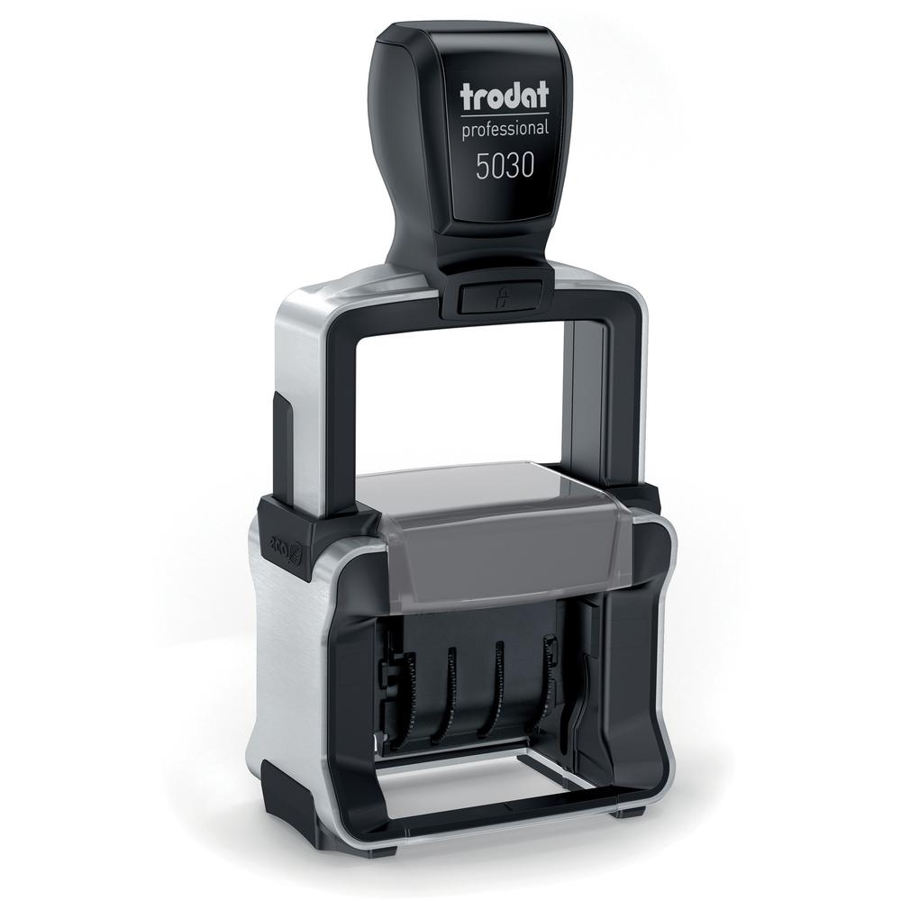Trodat Professional Date Stamp - Date Stamp - 10000 Impression(s) - Black - Recycled - 1. Picture 1