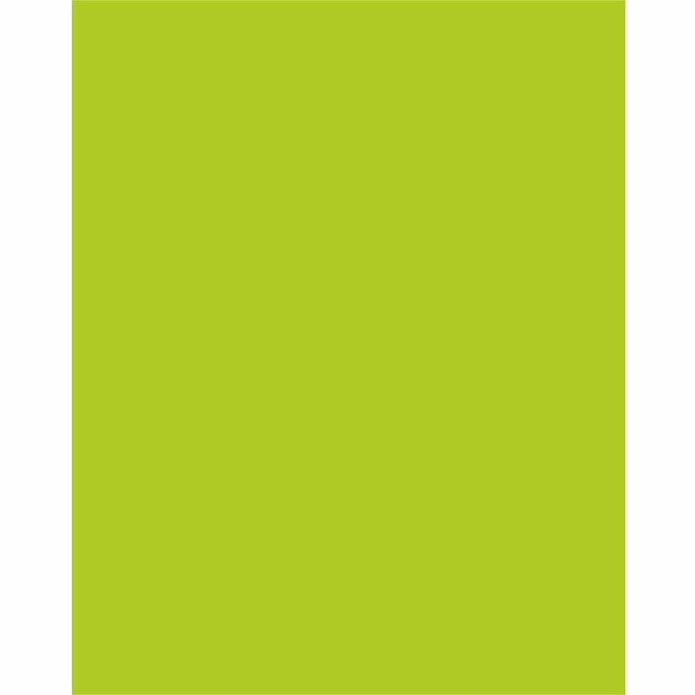 UCreate Neon Poster Board - 22"Width x 28"Length - 25 / Carton - Hot Lime. Picture 1
