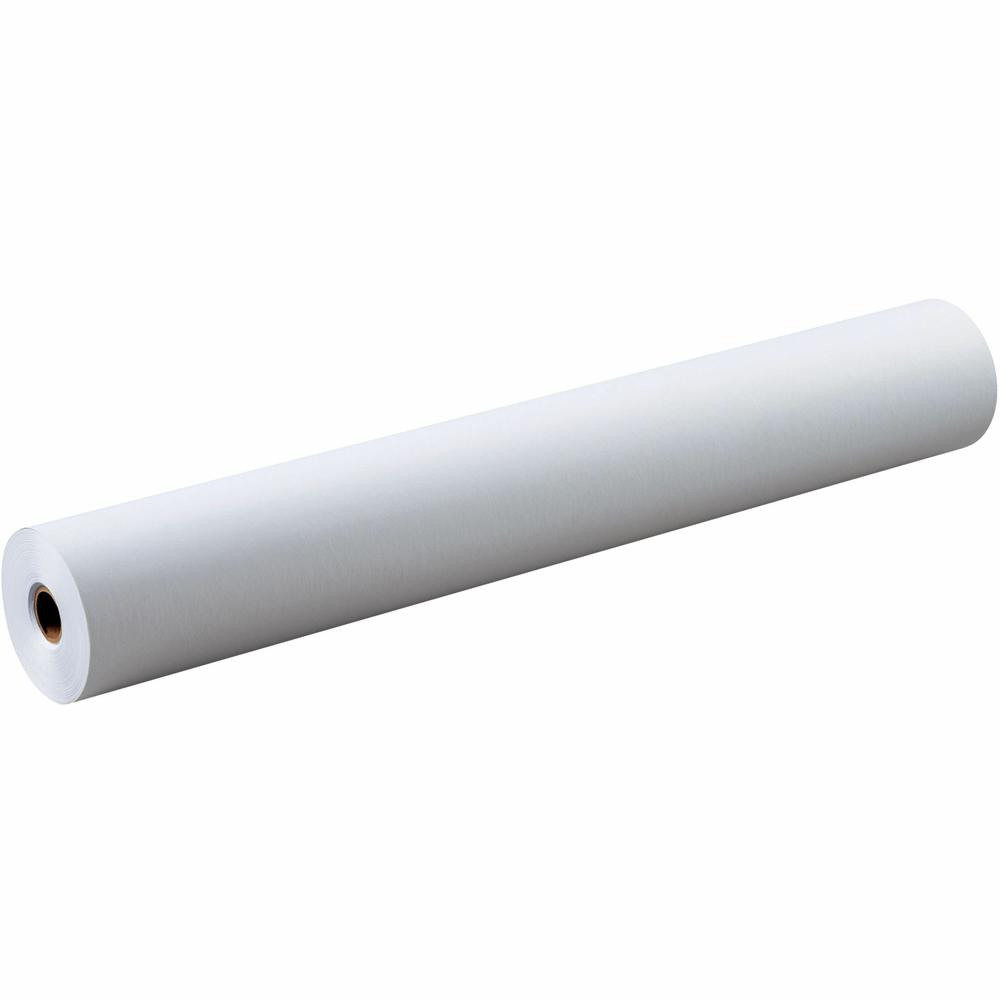 Pacon Easel Roll - 35 lb Basis Weight - 24" x 2400" - 4.30" x 24" x 200 ft - White Paper - Recyclable - 1 / Roll. Picture 1