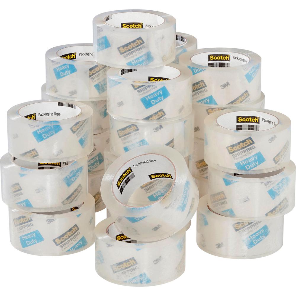 Scotch Heavy-Duty Shipping/Packaging Tape - 54.60 yd Length x 1.88" Width - 3.1 mil Thickness - 3" Core - Synthetic Rubber Resin - Rubber Resin Backing - Breakage Resistance - For Mailing, Moving, Shi. Picture 1