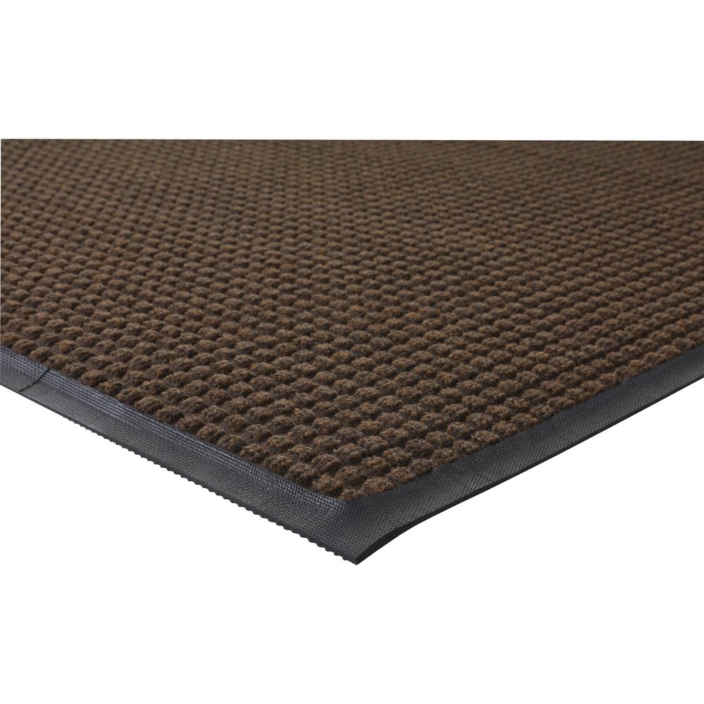 Genuine Joe Waterguard Wiper Scraper Floor Mats - Carpeted Floor, Indoor, Outdoor - 60" Length x 36" Width - Polypropylene - Brown - 1Each. Picture 1