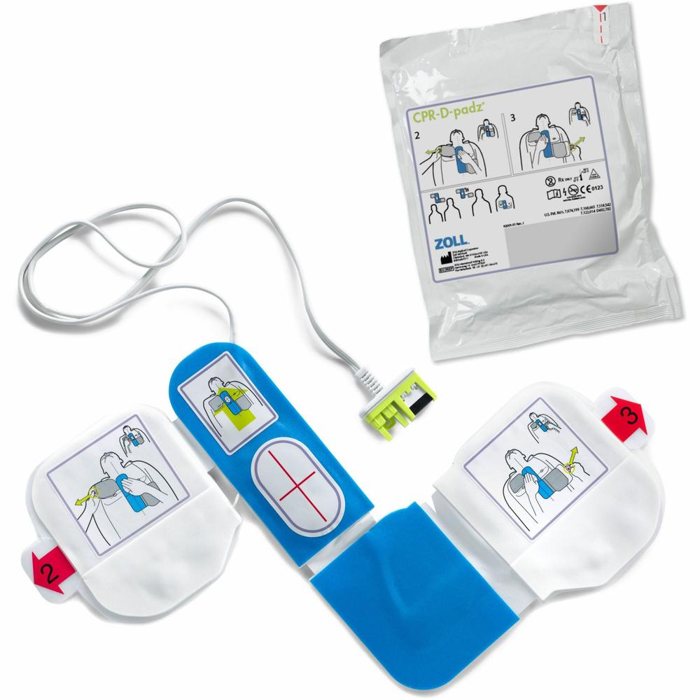 ZOLL Medical AED Plus Defibrillator 1-piece Electrode Pad - 1 Each. Picture 1
