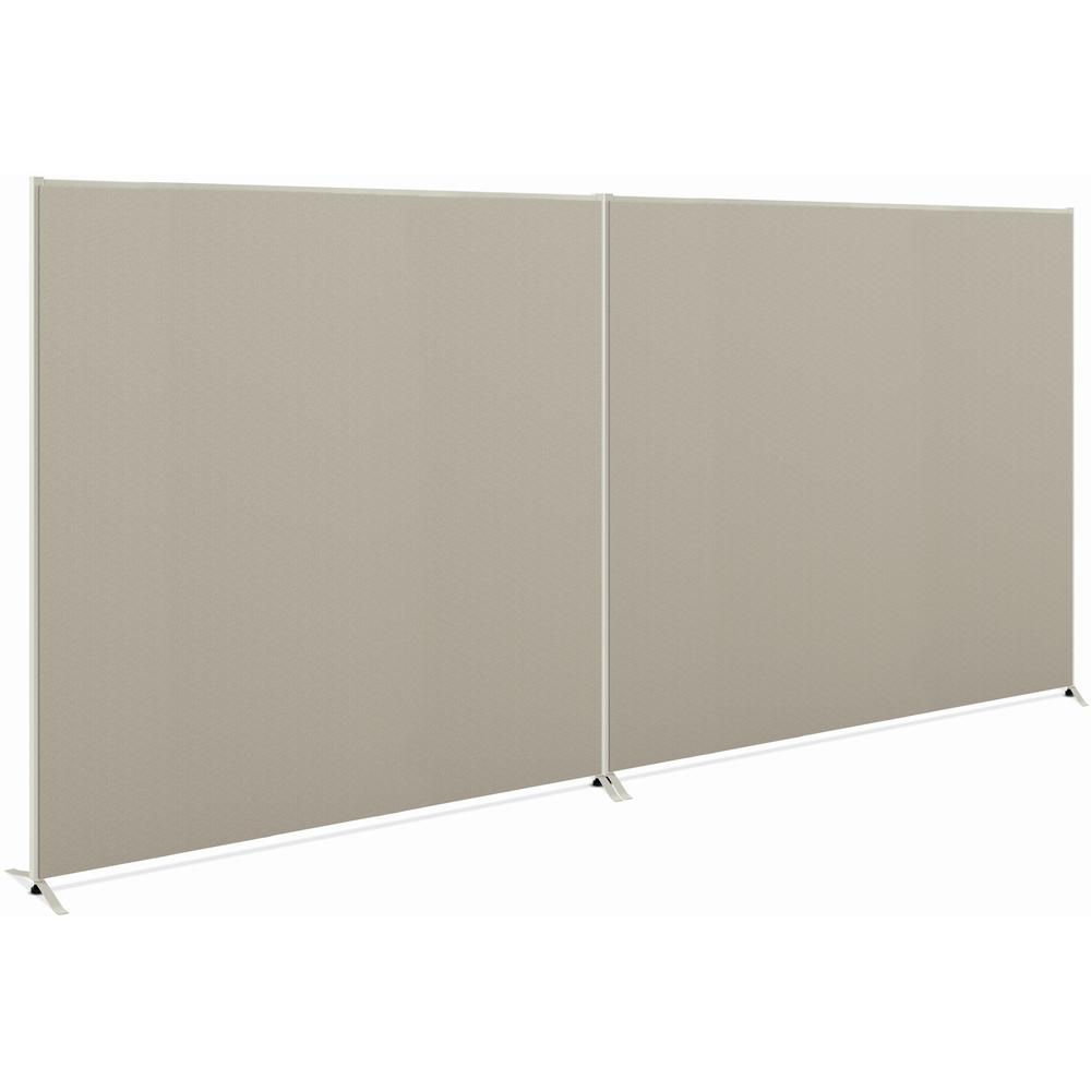 HON Verse HBV-P6060 Panel - 60" Width x 60" Height - Metal, Plastic, Fabric - Light Gray, Gray. The main picture.