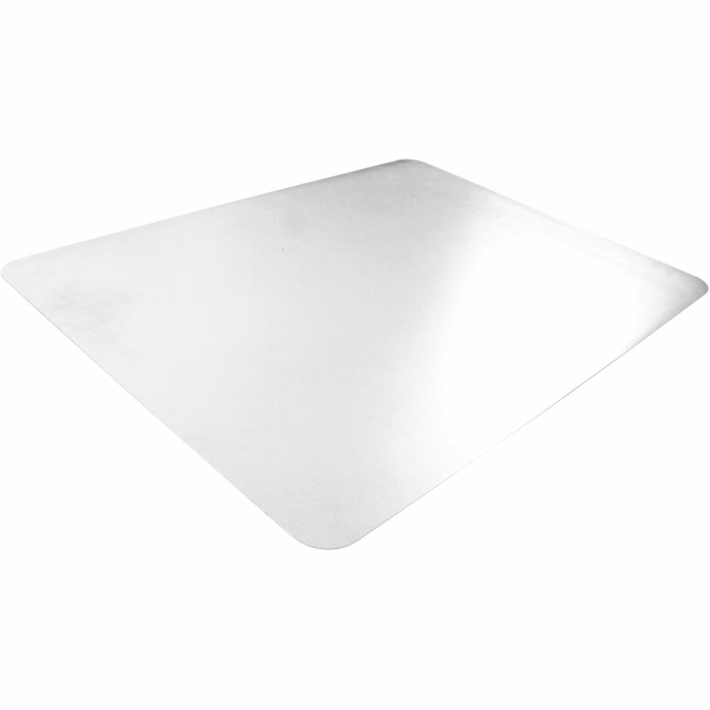 Lorell Crystal-clear Desk Pad - Rectangular - 24" Width x 19" Depth - Polyvinyl Chloride (PVC) - Clear. Picture 1