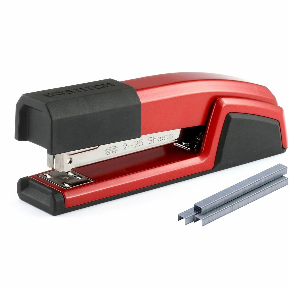 Bostitch Epic Stapler - 25 Sheets Capacity - 210 Staple Capacity - Full Strip - Red. Picture 1
