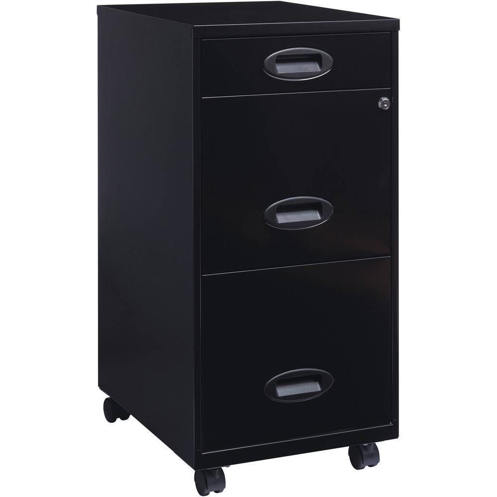 Lorell SOHO 18" 3-Drawer File Cabinet - 14.3" x 18" x 27 ...