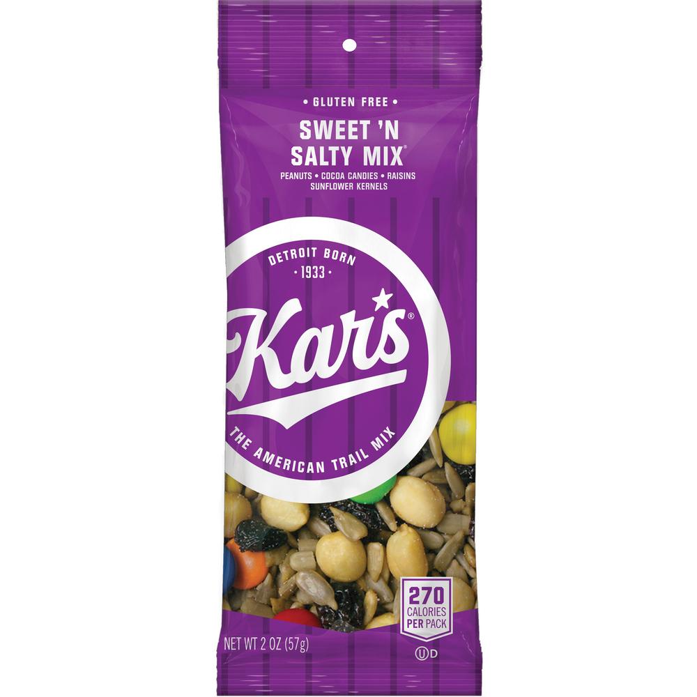 Kar's Sweet 'N Salty Mix - Sweet and Salty, Mixed Nut - 1 Serving Bag - 2 oz - 24 / Box. The main picture.
