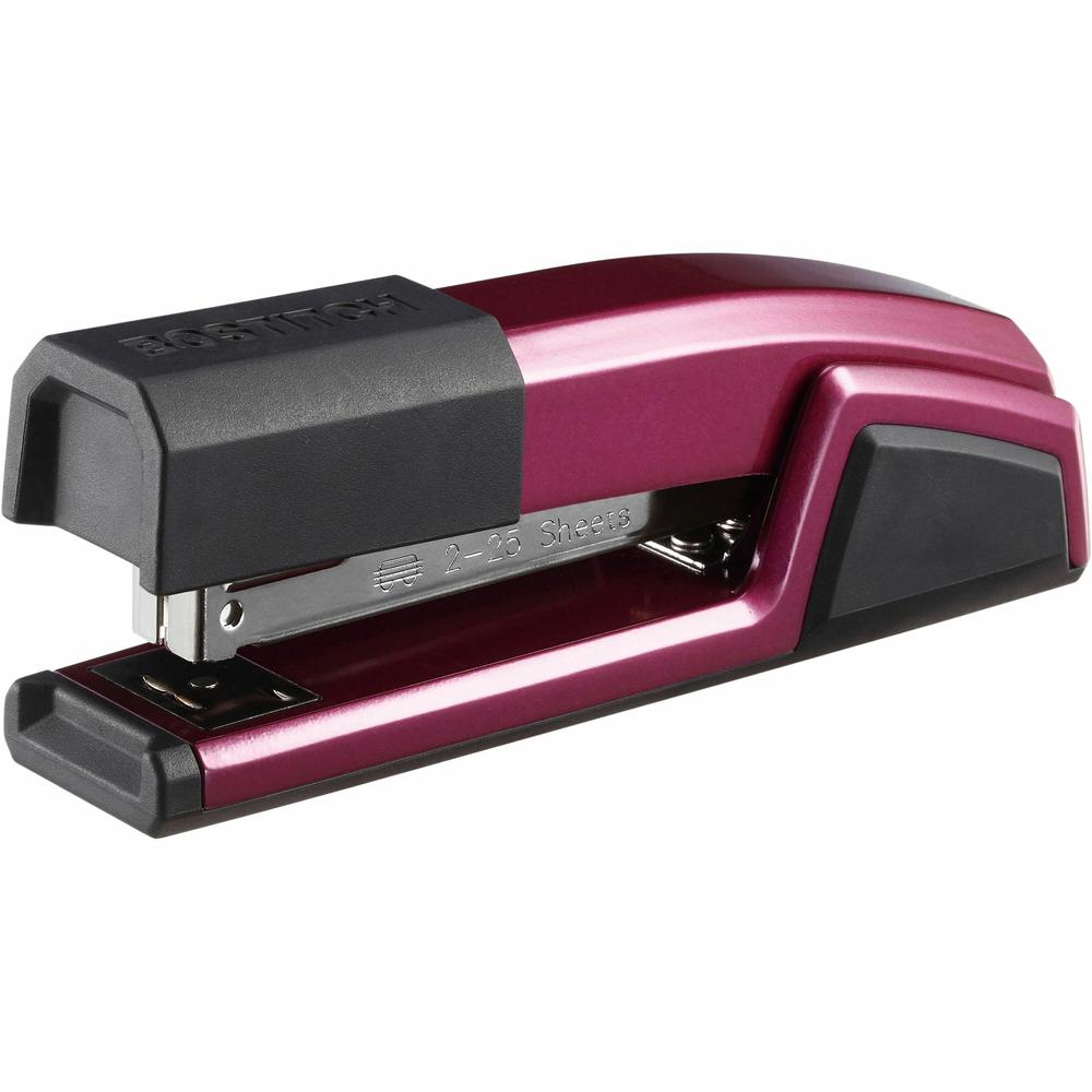 Bostitch Epic Antimicrobial Office Stapler - 25 Sheets Capacity - 210 Staple Capacity - Full Strip - 1 Each - Magenta. Picture 1