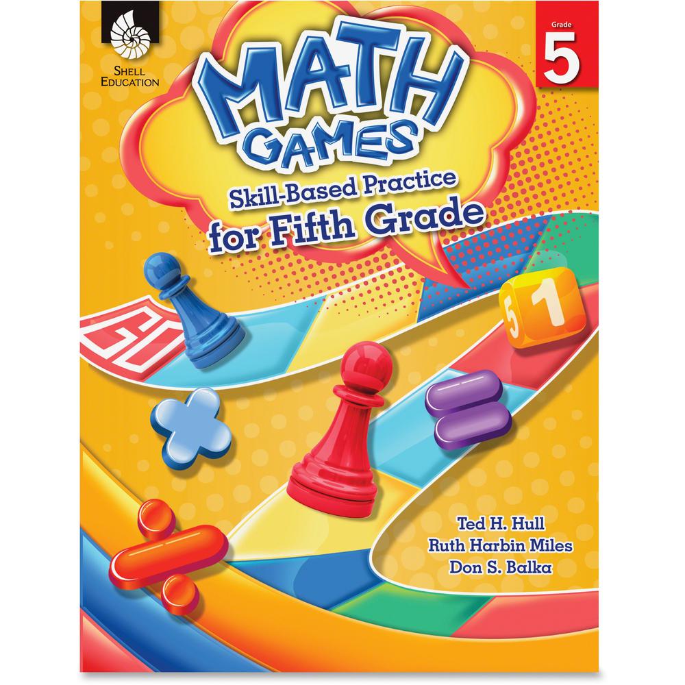 Shell Education Grade 5 Math Games Skills-Based Practice Book by Ted H. Hull, Ruth Harbin Miles, Don S. Balka Printed Book by Ted H. Hull, Ruth Harbin Miles, Don Balka - Shell Educational Publishing P. Picture 1