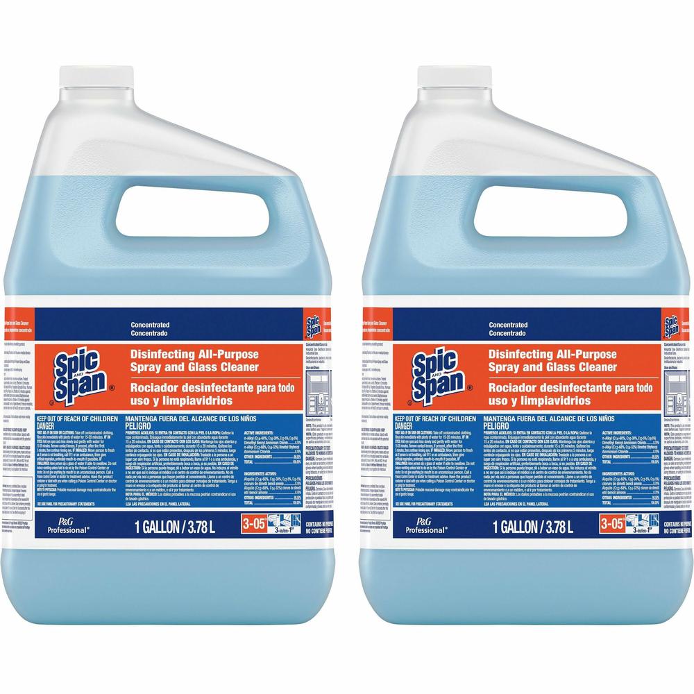 Spic and Span Spic/Span Concentrated Cleaner - Concentrate Liquid - 128 fl oz (4 quart) - 2 / Carton. Picture 1