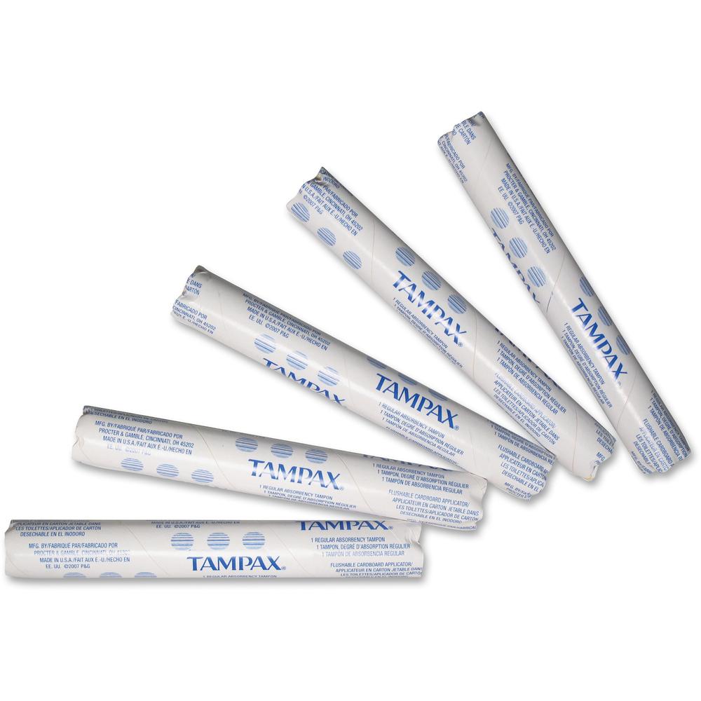Tampax Vending Machine Tampons - 500 / Carton - Individually Wrapped, Flushable. Picture 1