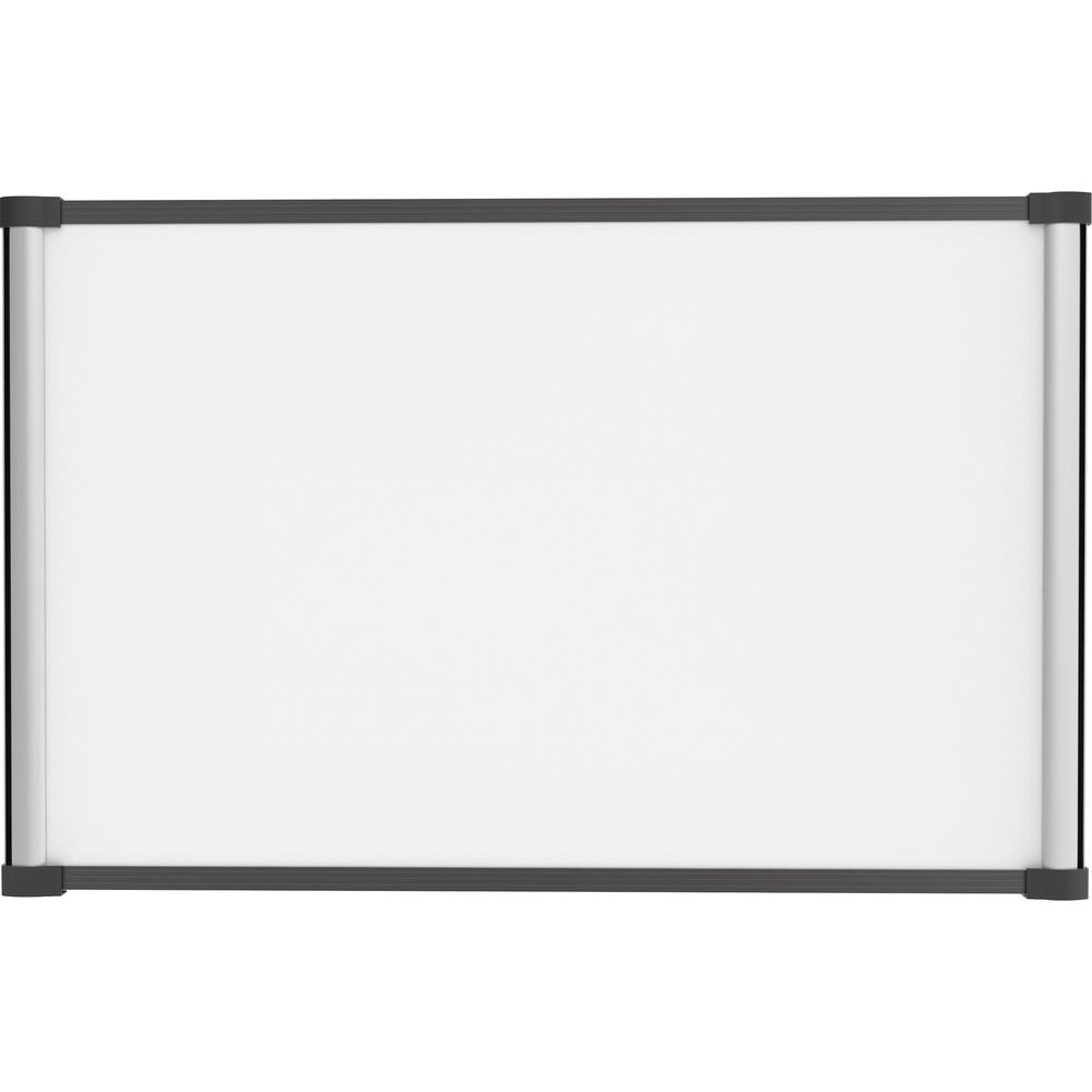 Lorell Magnetic Dry-erase Board - 36" (3 ft) Width x 24" (2 ft) Height - Aluminum Steel Frame - Rectangle - Magnetic - Marker Tray - 1 Each. Picture 1