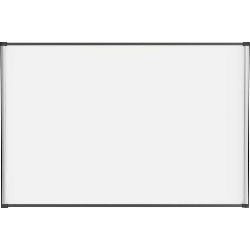 Lorell Magnetic Dry-erase Board - 72" (6 ft) Width x 48" (4 ft) Height - Aluminum Steel Frame - Rectangle - Magnetic - Marker Tray - 1 Each. Picture 1