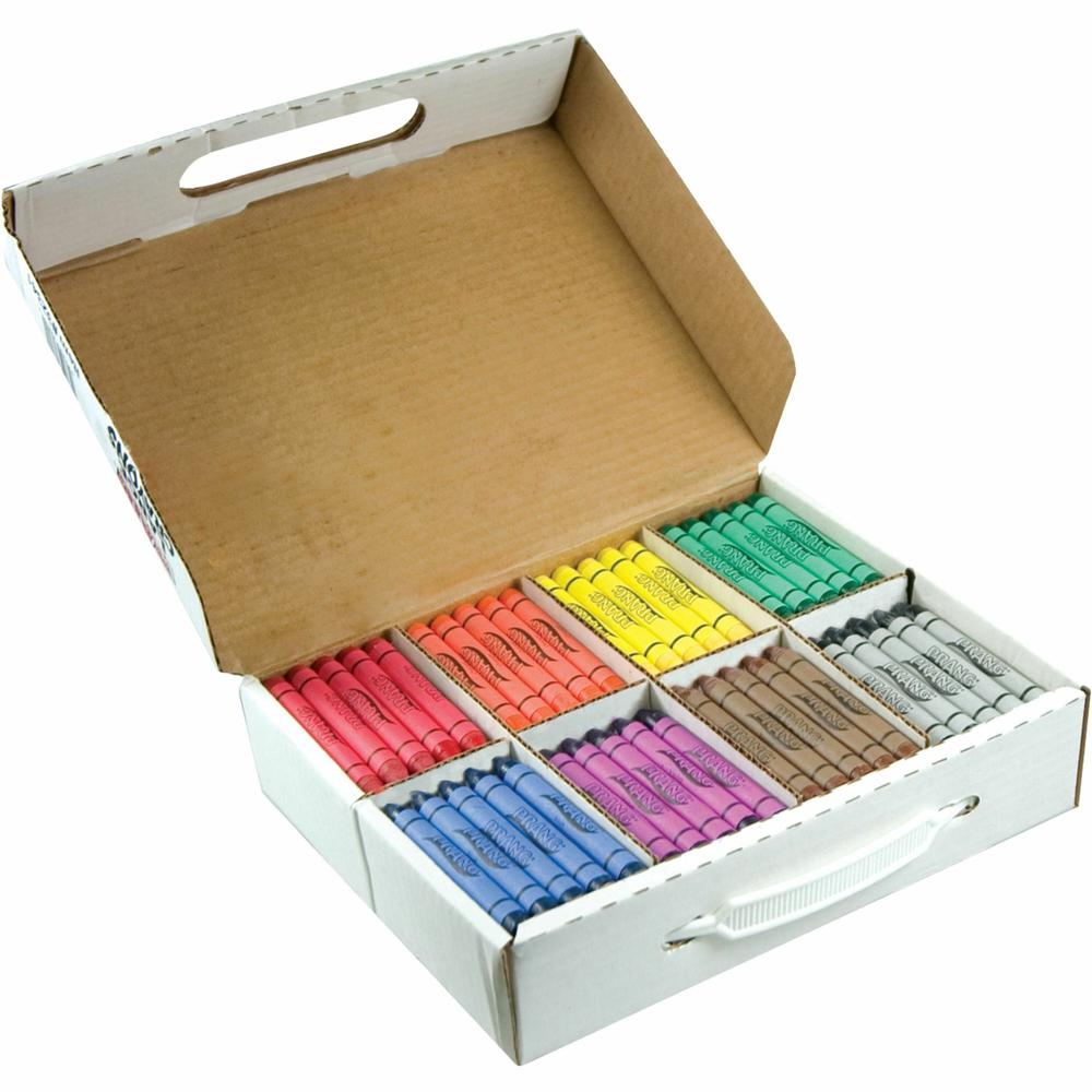 Prang Crayons Master Pack - Assorted - 200 / Box. Picture 1