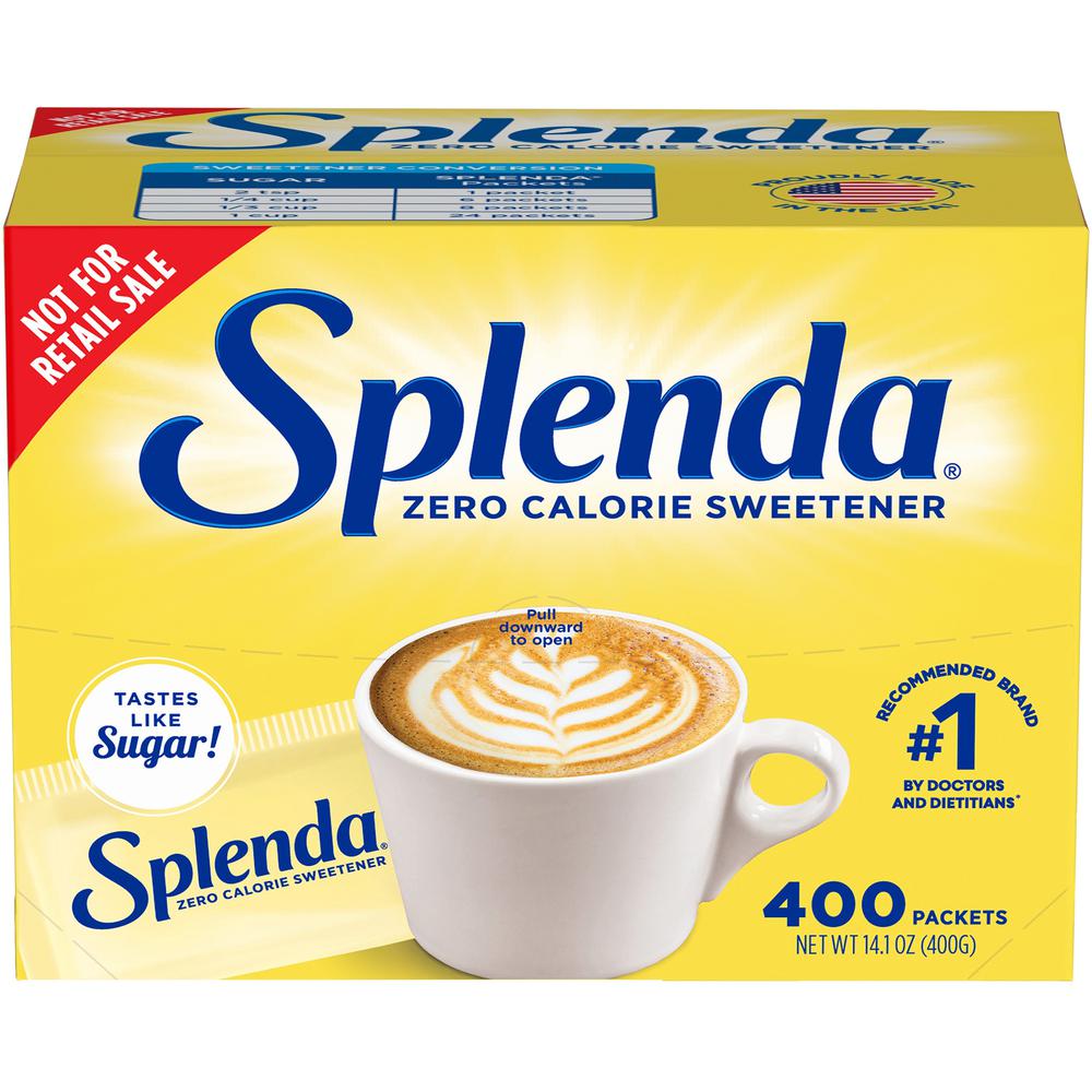 Splenda Single-serve Sweetener Packets - 0 lb (0 oz) - Artificial Sweetener - 400/Box. Picture 1