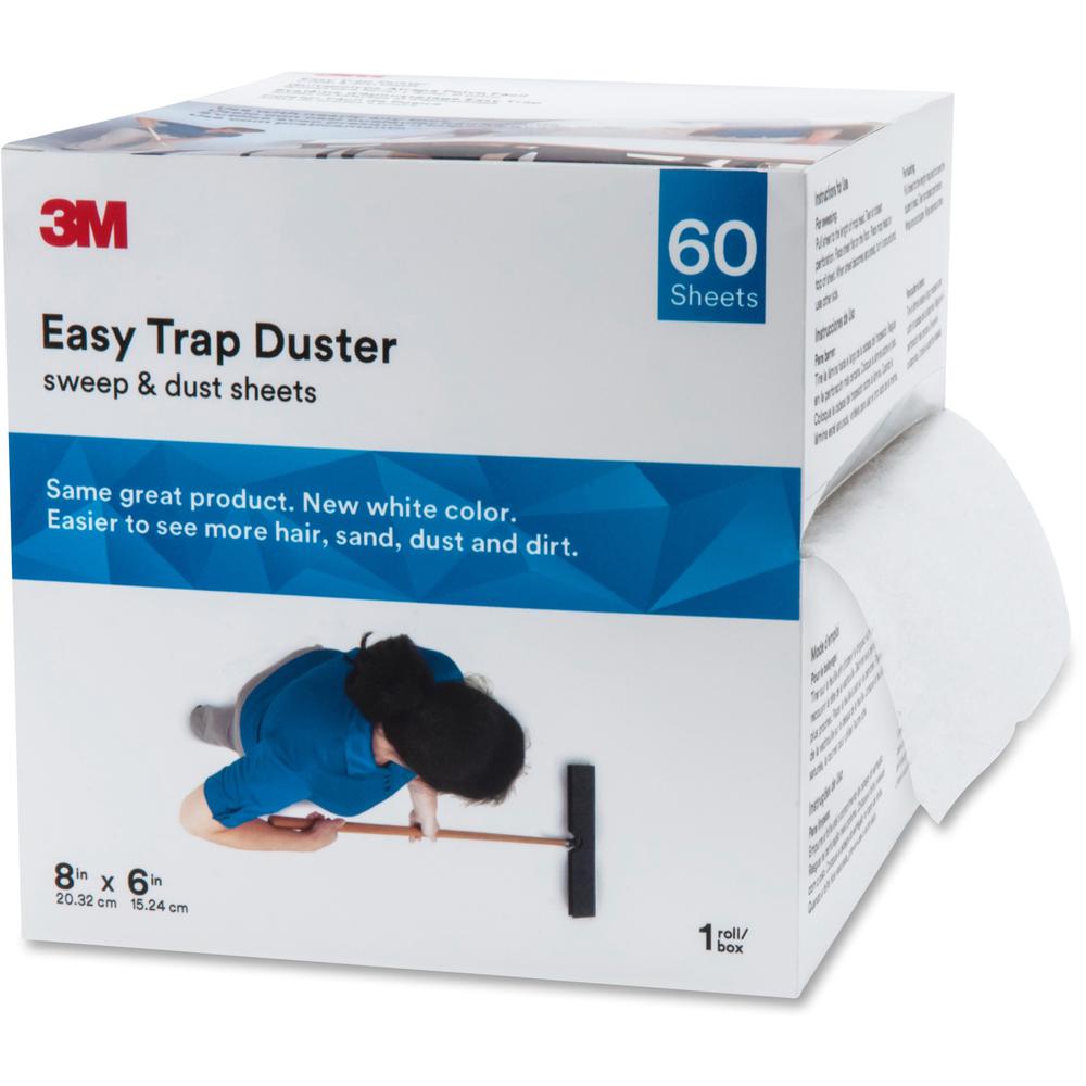 3M Easy Trap Duster - 5" Width x 6" Depth - White - 60 / Box. Picture 1