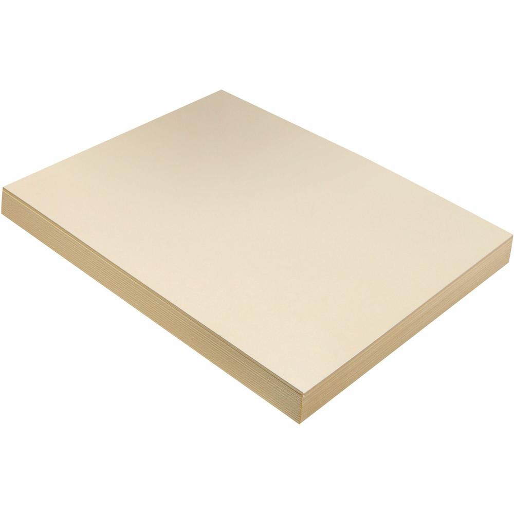 Pacon Medium Weight Manila Tagboard - Art Project, Craft Project - 9"Width x 12"Length - 100 / Pack - Manila. Picture 1
