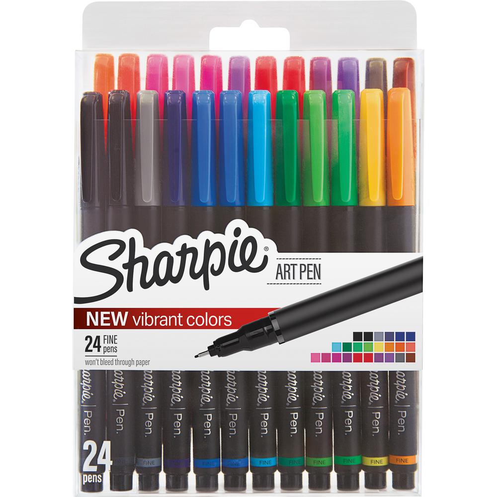 Sharpie Fine Point Art Pens - Fine Pen Point - Assorted - 24 / Pack. Picture 1