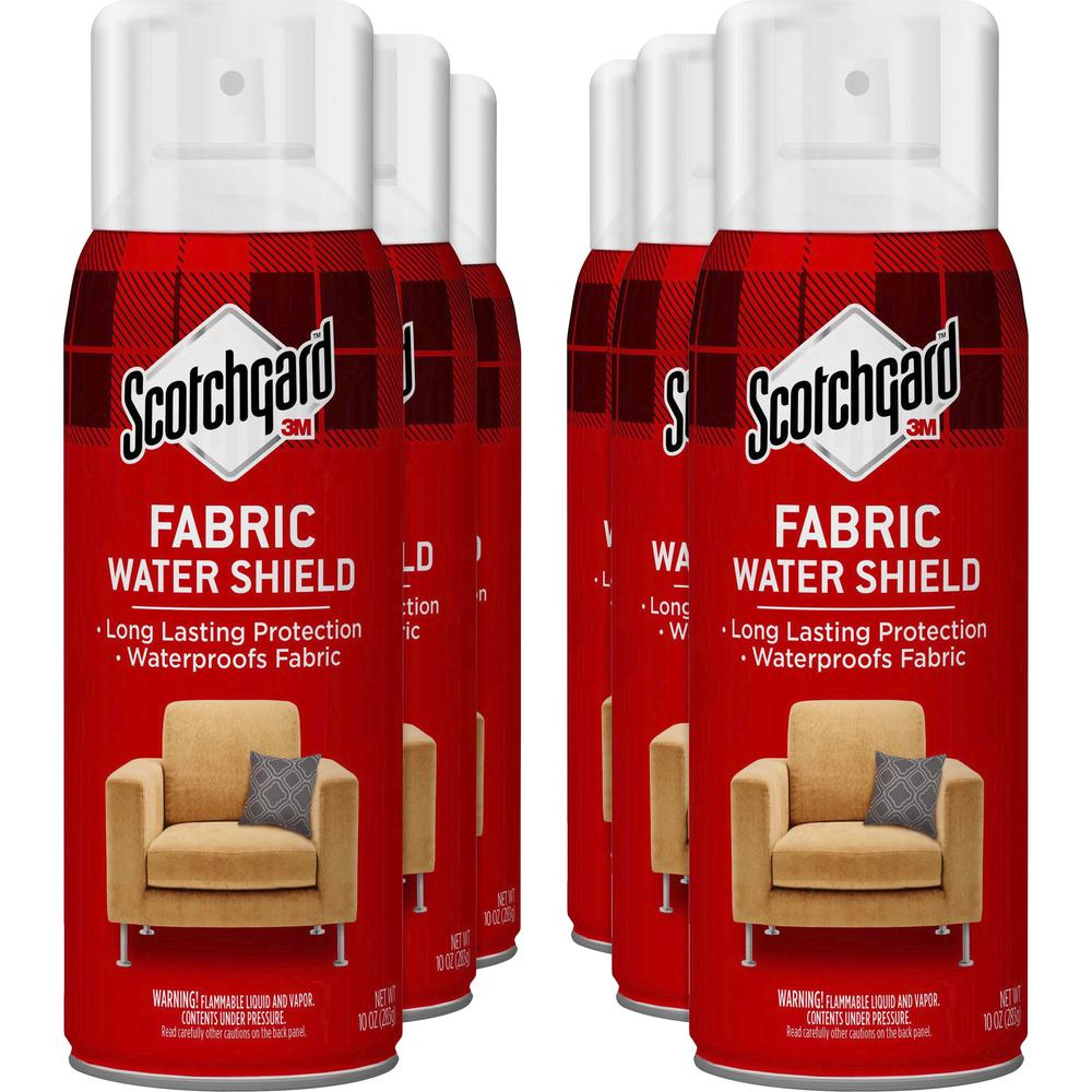 Scotchgard Fabric Water Shield - For Fabric - 10 fl oz (0.3 quart) - 6 / Carton - Odorless, Soil Resistant - Aqua. Picture 1