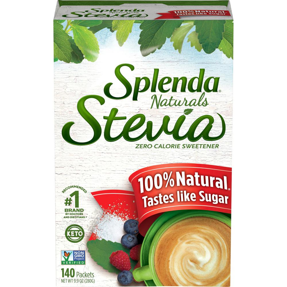 Splenda Naturals Stevia Sweetener - Stevia Flavor - Natural Sweetener - 140/Box. Picture 1