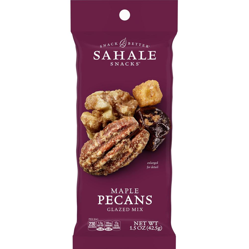 Sahale Snacks Glazed Pecans Snack Mix - Gluten-free, Individually Wrapped, Non-GMO, No Artificial Color, No Artificial Flavor, Preservative-free - Assorted - 1.50 oz - 18 / Carton. Picture 1
