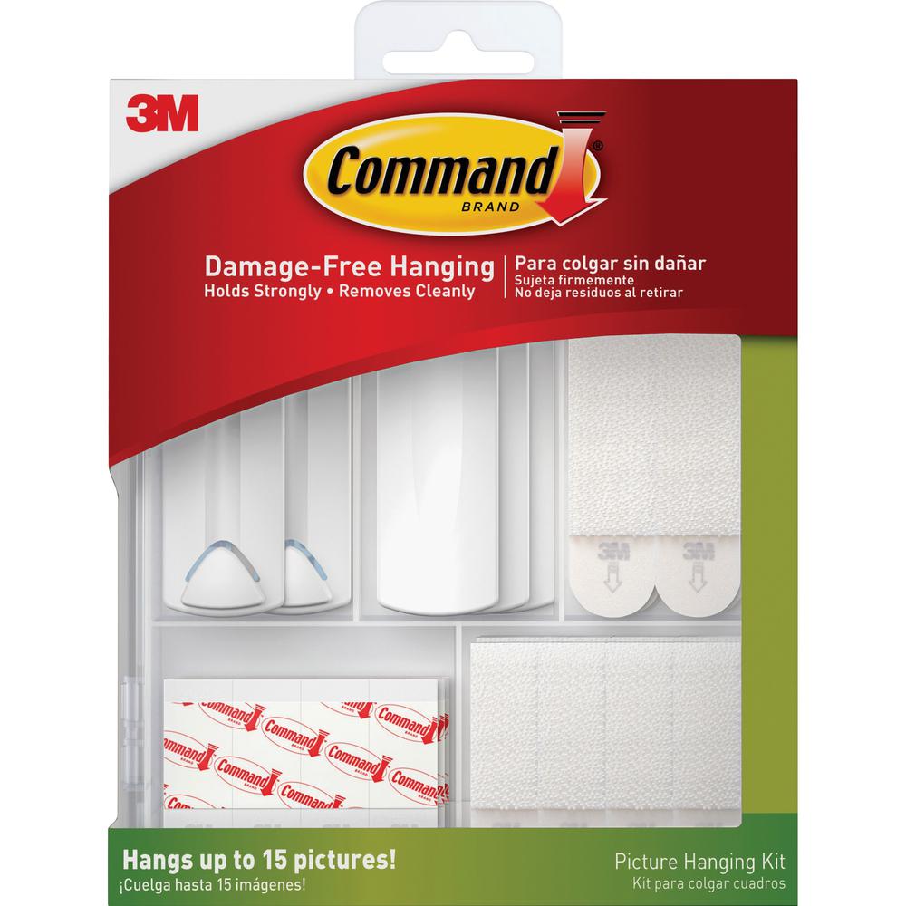 Command Picture Hanging Kit - White - 38 / Pack. The main picture.