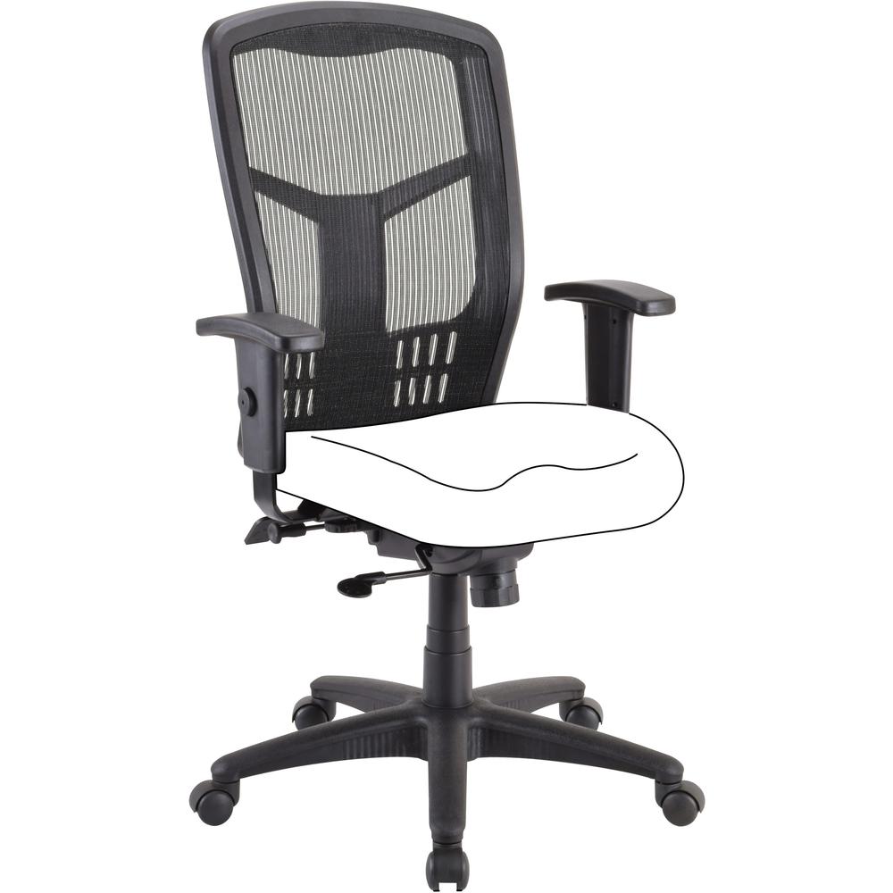 Lorell Ergomesh Executive Mesh High-Back Chair (86205) Frame - Black - 1 Each. Picture 1