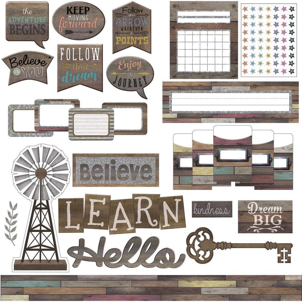 Teacher Created Resources Home Sweet Class Combo Set - Assorted - Wood, Metal - 1 / Set. Picture 1