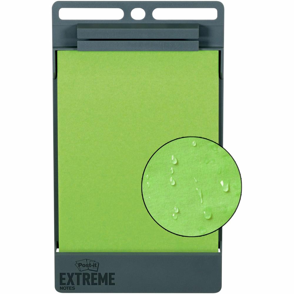 Post-it&reg; Extreme XL Notes - 25 Sheet Note Capacity - Green. Picture 1