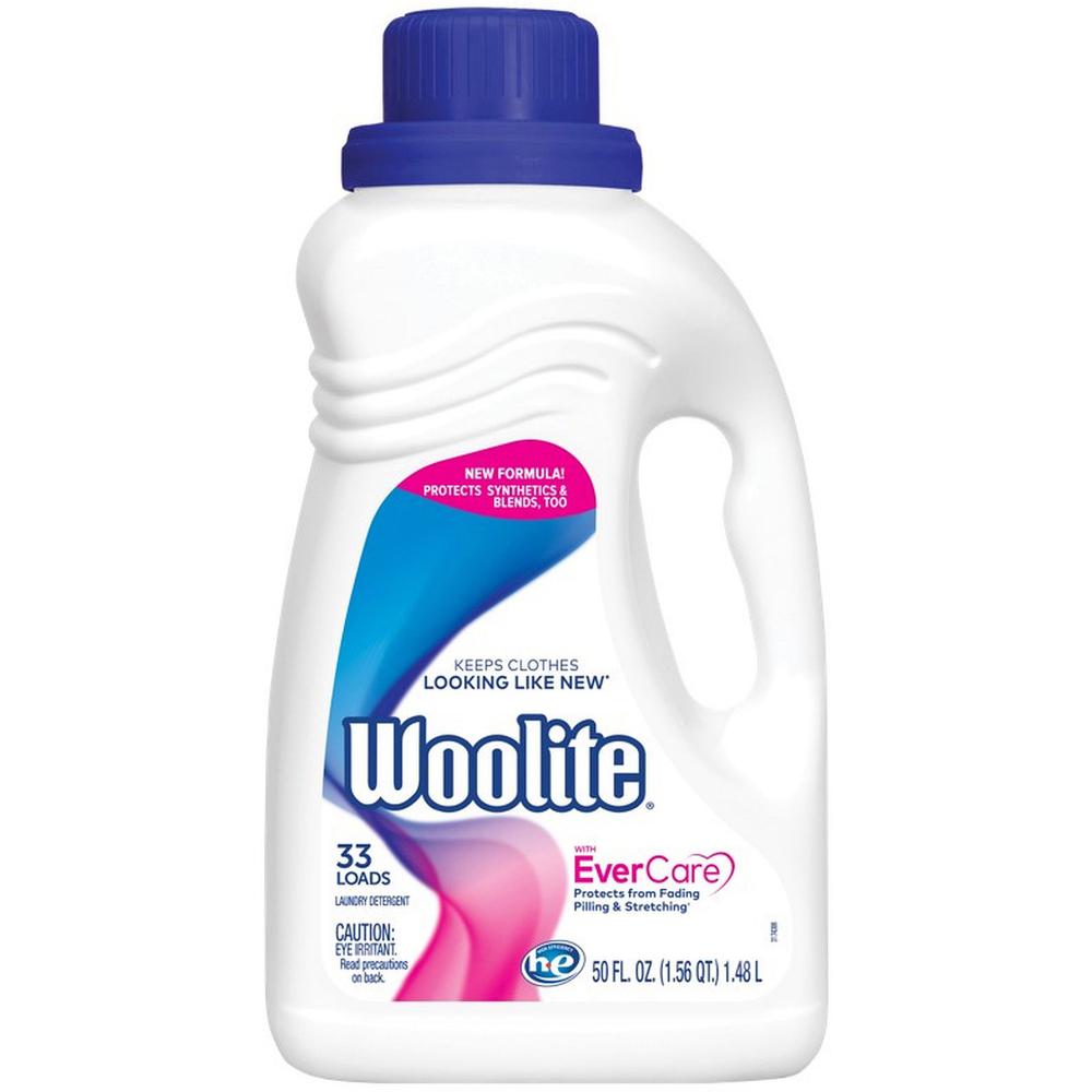 Woolite Clean/Care Detergent - 50 fl oz (1.6 quart) - 1 Each - Yellow. Picture 1