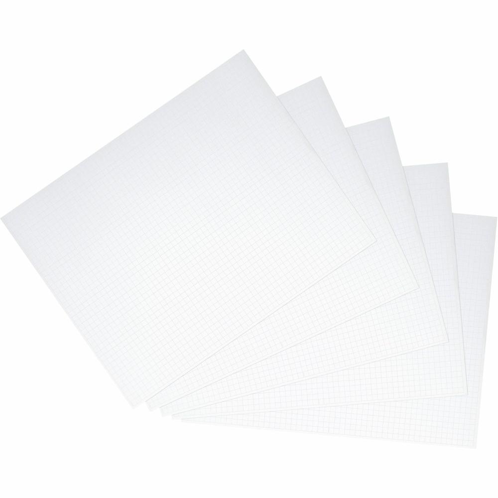 UCreate Faint 1/2" Grid Foam Board - Chart, Wood, Graph, Decoration, Home, Art, Office, Craft, School Project, Mounting, Display, ... x 22"Width x 187.5 milThickness x 28"Length - 5 / Carton - White -. Picture 1