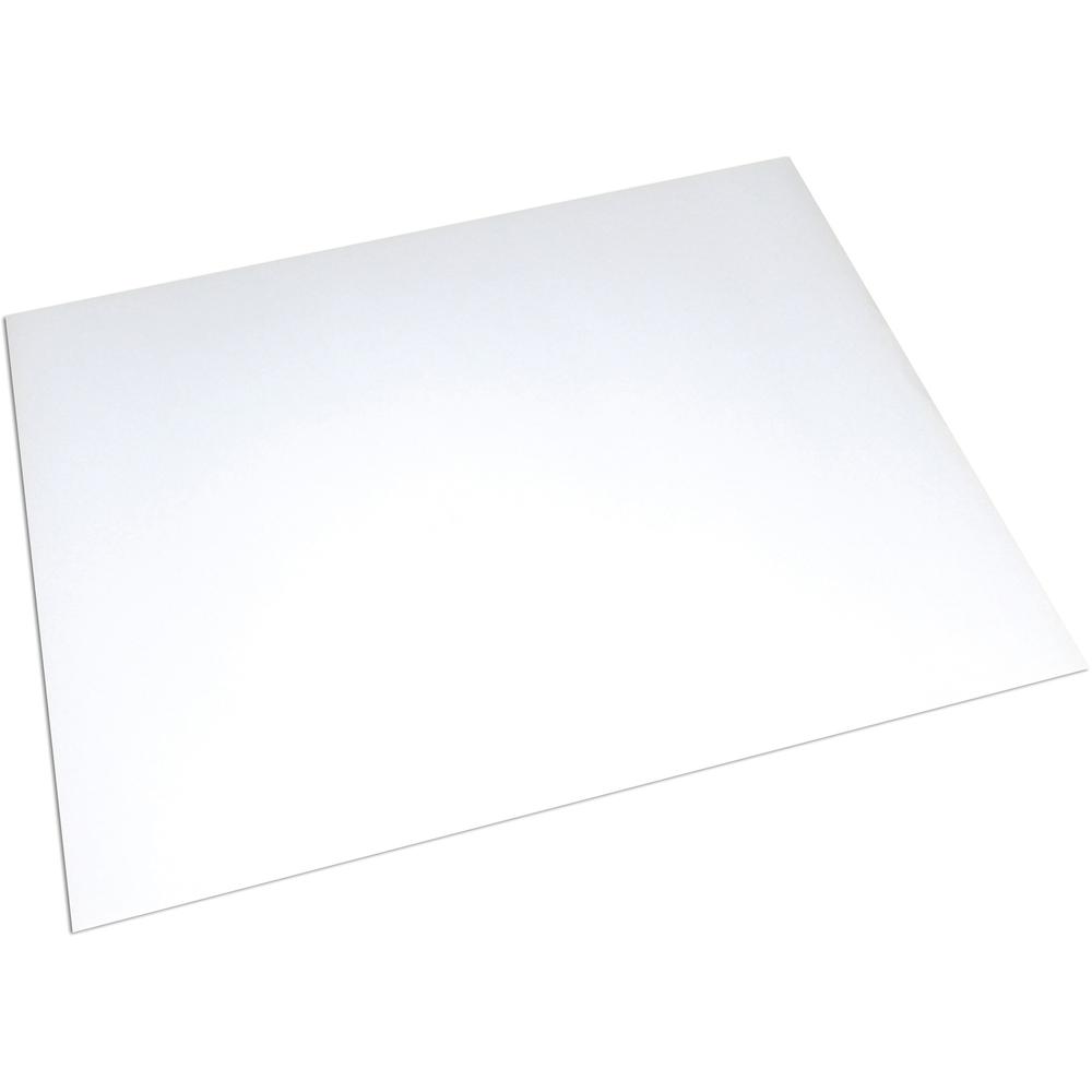 UCreate Coated Poster Board - Project, Poster, Sign, Printing - 28"Height x 22"Width - 50 / Carton - White. Picture 1