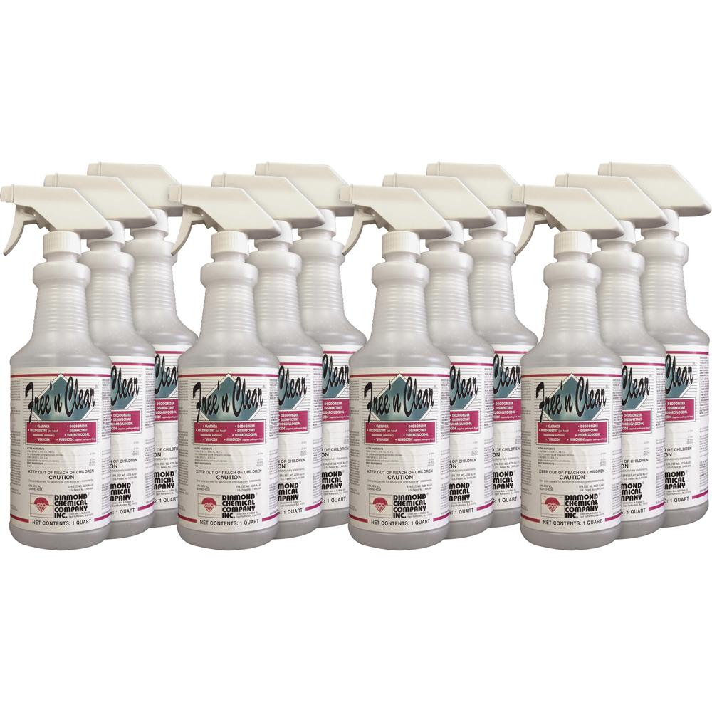 Diamond Free & Clear Disinfectant Cleaner - 12 / Carton. The main picture.