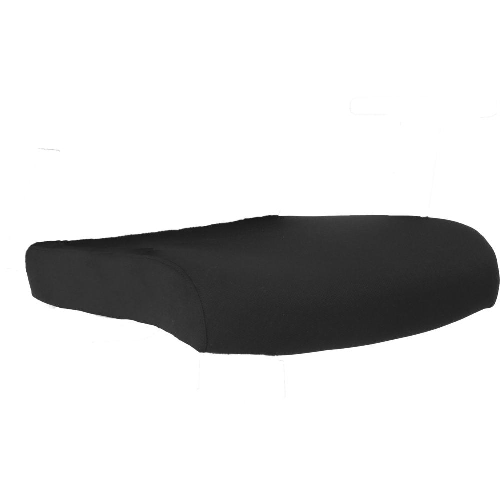 Lorell Removable Mesh Seat Cover - 19" Length x 19" Width - Polyester Mesh - Black - 1 Each. Picture 1