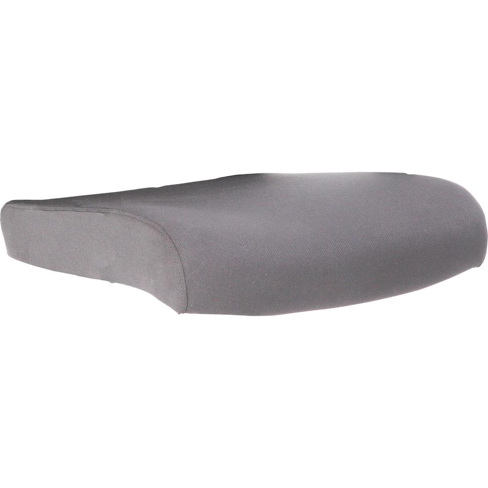 Lorell Removable Mesh Seat Cover - 19" Length x 19" Width - Polyester Mesh - Light Gray - 1 Each. Picture 1