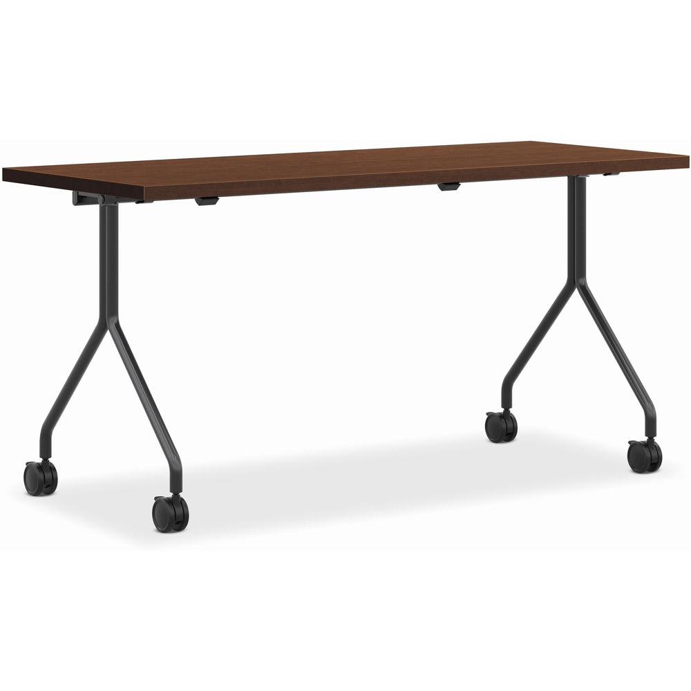 HON Between Nesting Table | Rectangle | 30"D x 60"W | Shaker Cherry Laminate - Rectangle Top - Flip Base - 60" Table Top Width x 30" Table Top Depth x 1.13" Table Top Thickness - 29" Height - Shaker C. Picture 1