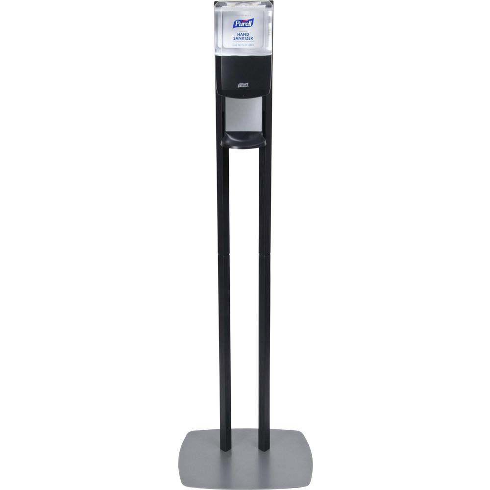 PURELL&reg; ES6 Dispenser Floor Stand - Freestanding - ABS Plastic - Gray. Picture 1