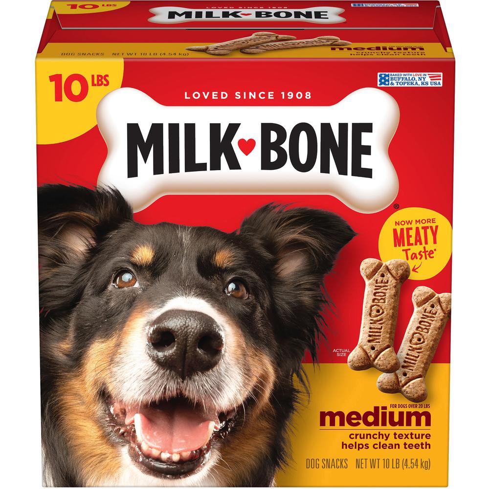 Milk-Bone Original Dog Treats - For Dog - Bone - Meat Flavor - 10 lb. Picture 1