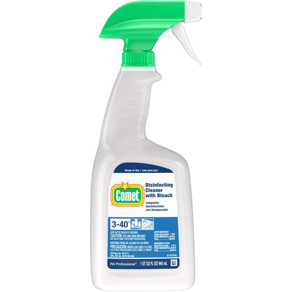 Comet Disinfecting Cleaner Spray - Ready-To-Use Liquid - 32 fl oz (1 quart) - Fresh ScentSpray Bottle - 1 Bottle - Multi. The main picture.