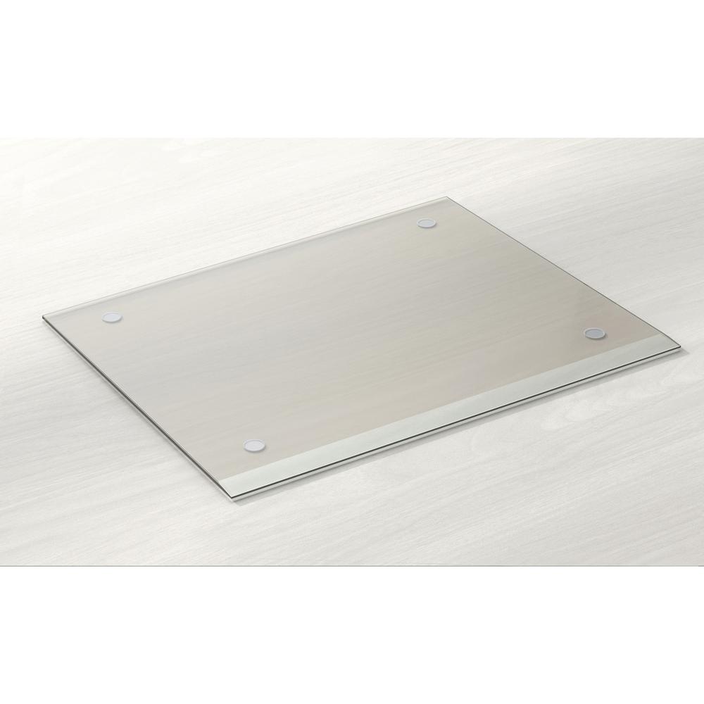 Lorell Desk Pad - Rectangle - 24" Width - Rubber - Clear. The main picture.