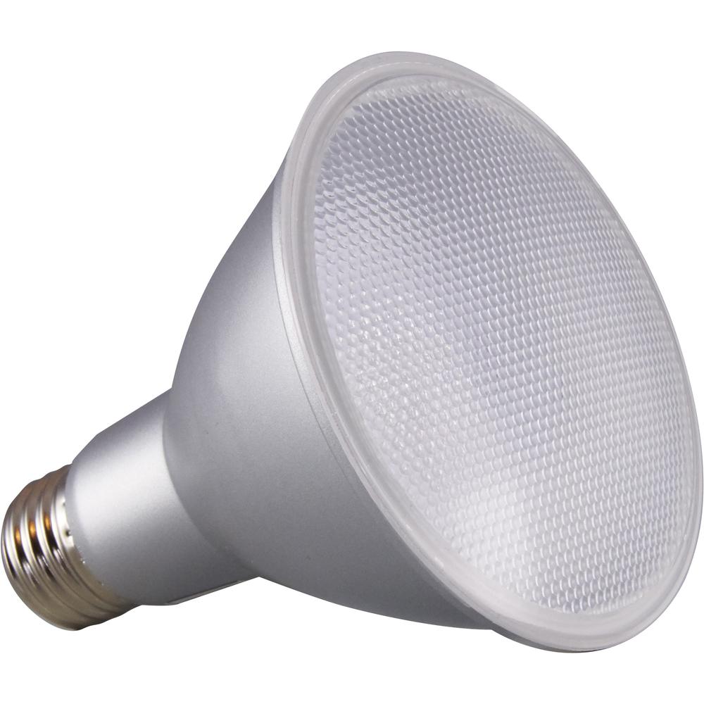 Satco PAR 30 LN LED Bulb - 12.50 W - 75 W Incandescent Equivalent Wattage - 120 V AC - 1000 lm - Parabolic Reflector - PAR30LN Size - Clear - Warm White Light Color - E26 Base - 25000 Hour - 4940.3&de. Picture 1