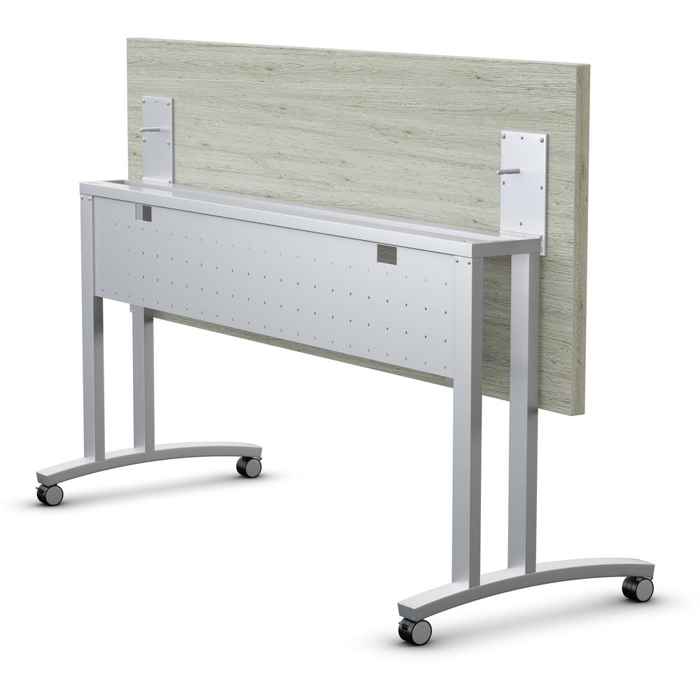 Special-T Structure Series Steel Beam - 60" Top - Material: Steel - Finish: Metallic Silver - Heavy Duty, Handle, Modesty Panel. Picture 1