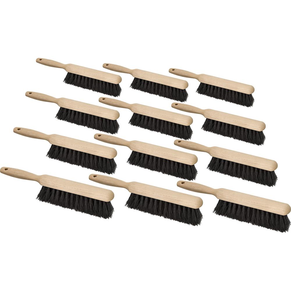 Genuine Joe Poly Counter Brush - 13" Overall Length - 12 / Carton - Black. Picture 1