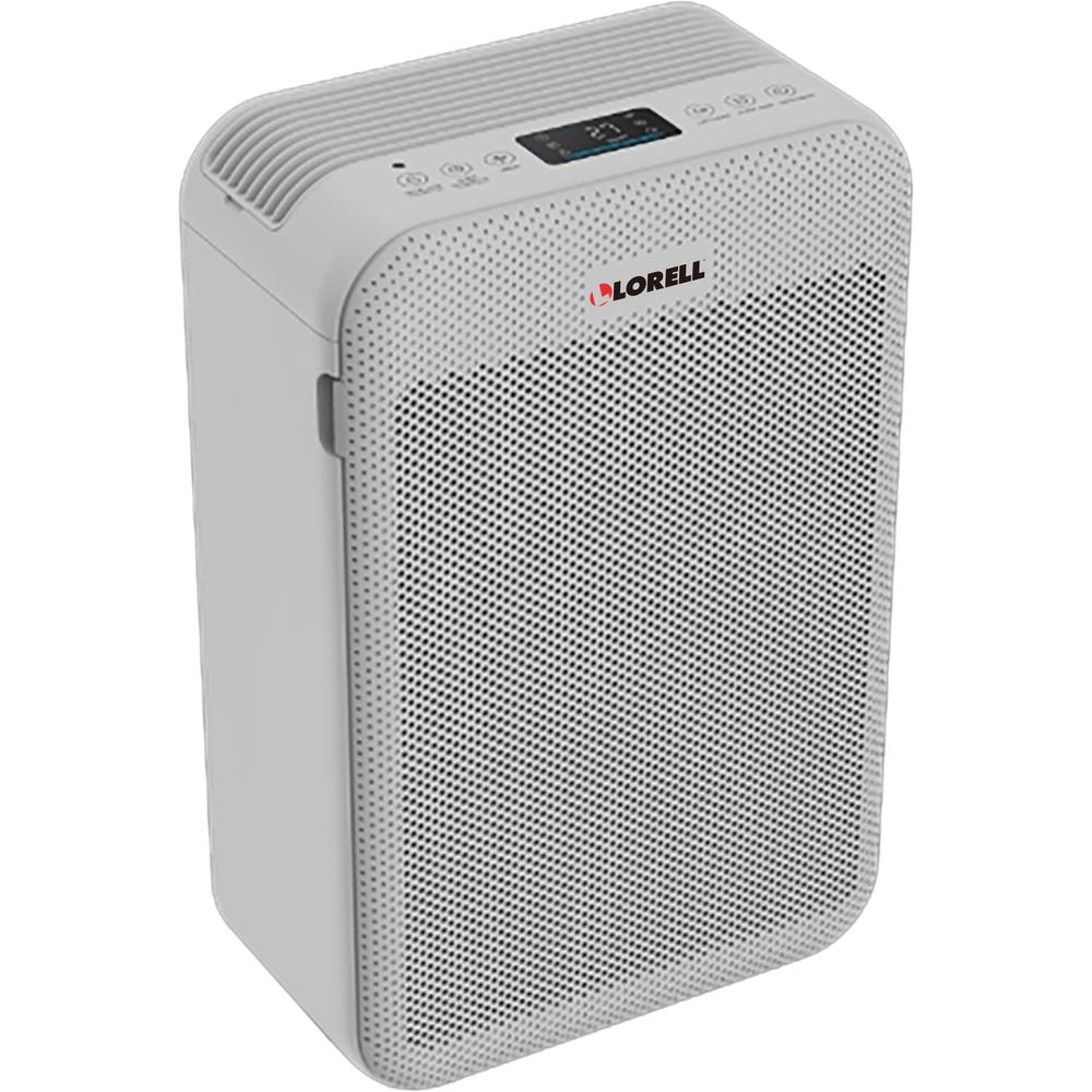 Lorell HEPA 420 Air Purifier - White. Picture 1