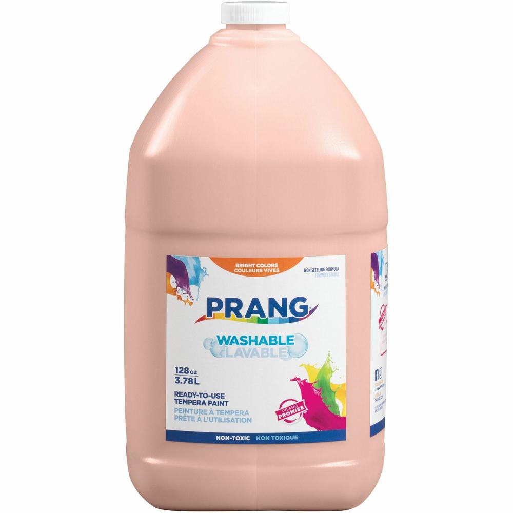 Prang Washable Tempera Paint - 1 gal - 1 Each - Peach. Picture 1