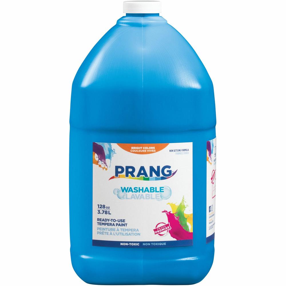 Prang Washable Tempera Paint - 1 gal - 1 Each - Turquoise Blue. Picture 1