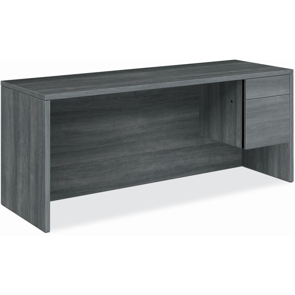HON 10500 H10545R Pedestal Credenza - 72" x 24"29.5" - 2 x Box, File Drawer(s)Right Side - Finish: Sterling Ash. Picture 1