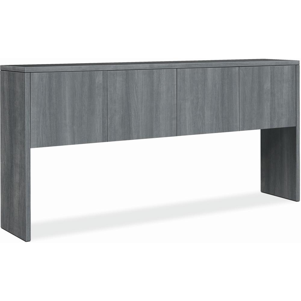 HON 10500 H105327 Hutch - 78" x 14.6" x 37.1" - Finish: Sterling Ash. The main picture.